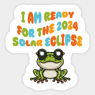 2024 solar eclipse Sticker
